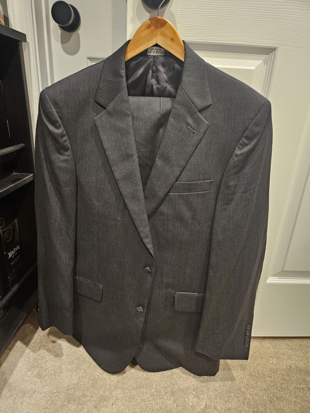 Men's Classic Charcoal Two-Button Blazer Suit Set Jos. A. Banks